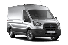 Car Hire Leatherhead - Silver Ford Transit Long Wheelbase - Van hire Leatherhead